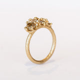 Ruth Tomlinson | Champagne Diamond Tapering Cluster Ring
