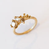 Ruth Tomlinson | Champagne Diamond Tapering Cluster Ring