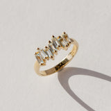 Suzanne Kalan | 14k Light Blue Topaz Amalfi Half Band