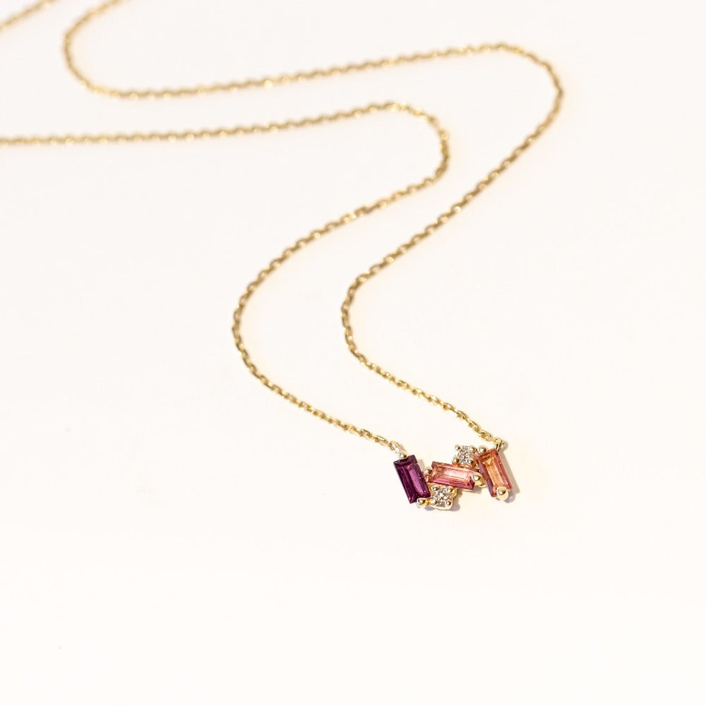 Suzanne Kalan | 14k Nola Pink Topaz Necklace