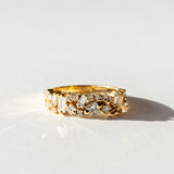 Suzanne Kalan | 18k Baguette and Princess Cut Diamond Half Band