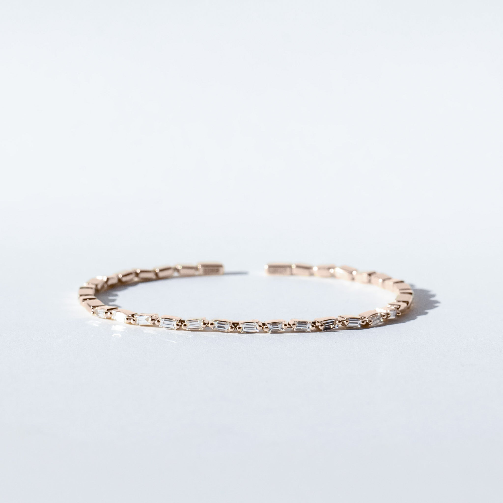 Suzanne Kalan | 18k Bold Thin Diamond Bangle