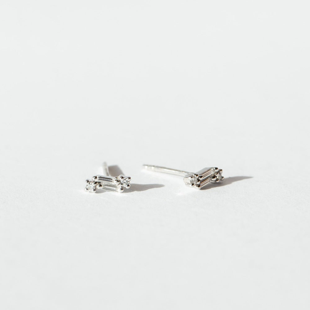 Suzanne Kalan | 18k Cali Fireworks Diamond Stud Earrings