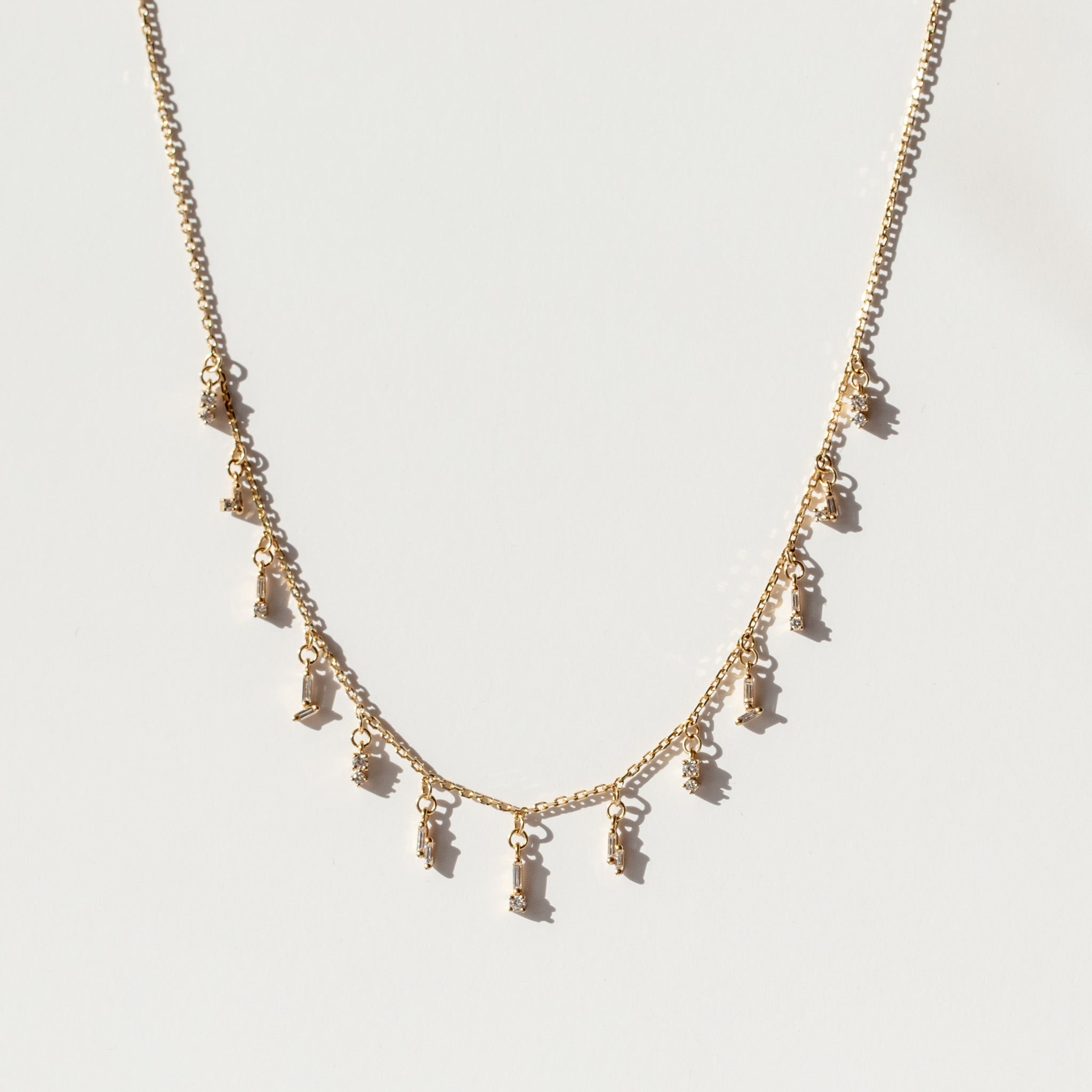 Suzanne Kalan | 18k Classic Diamond Drop Necklace