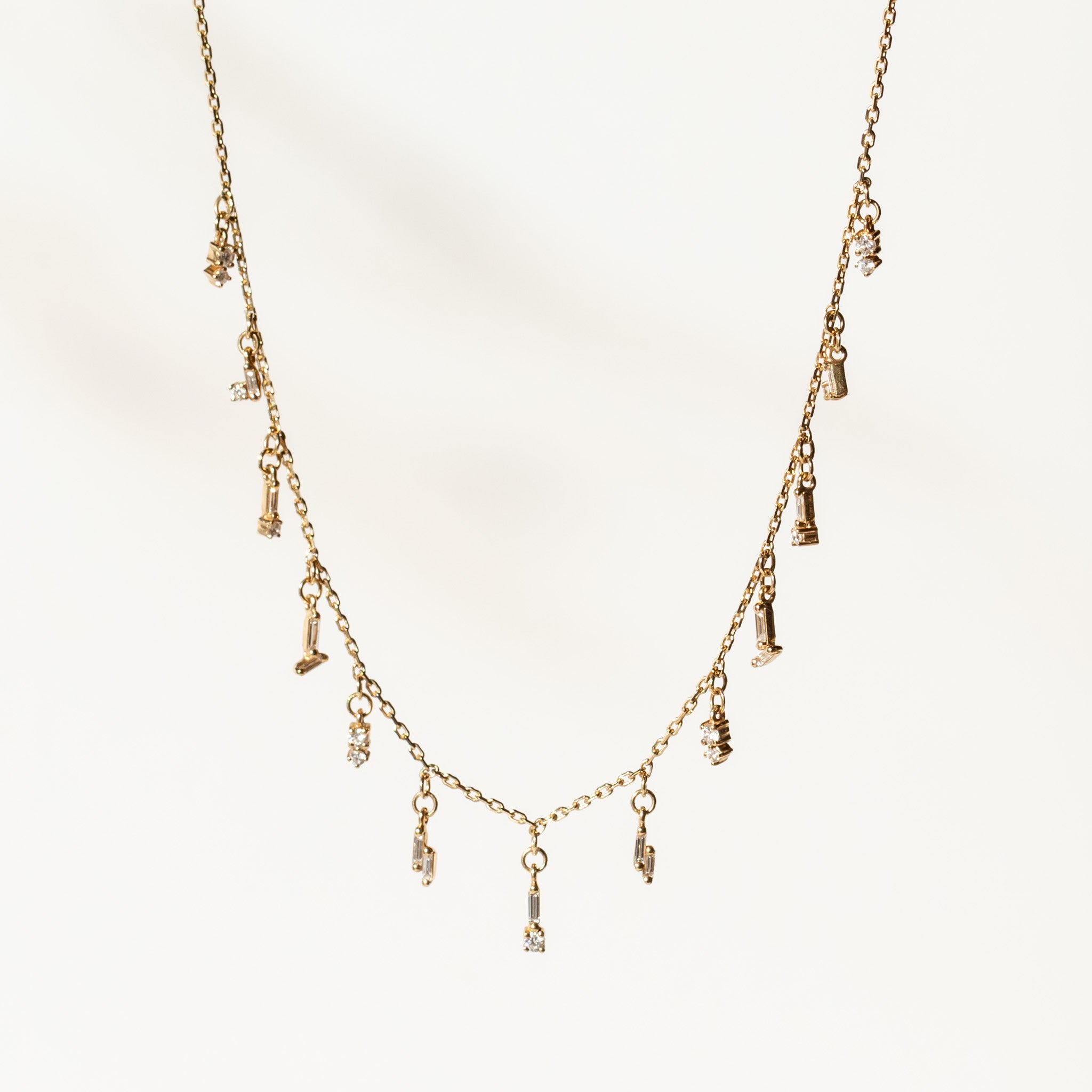 Suzanne Kalan | 18k Classic Diamond Drop Necklace