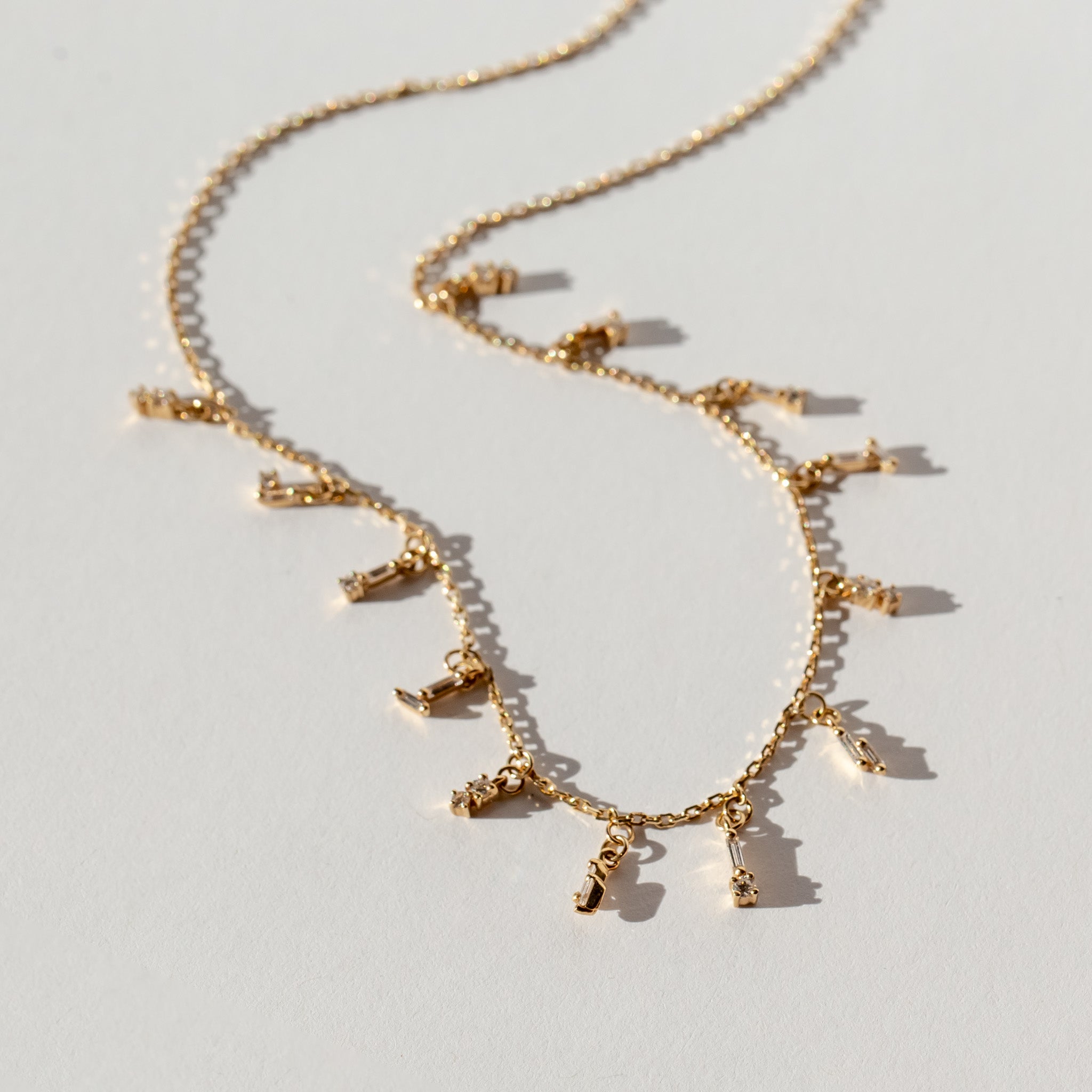 Suzanne Kalan | 18k Classic Diamond Drop Necklace