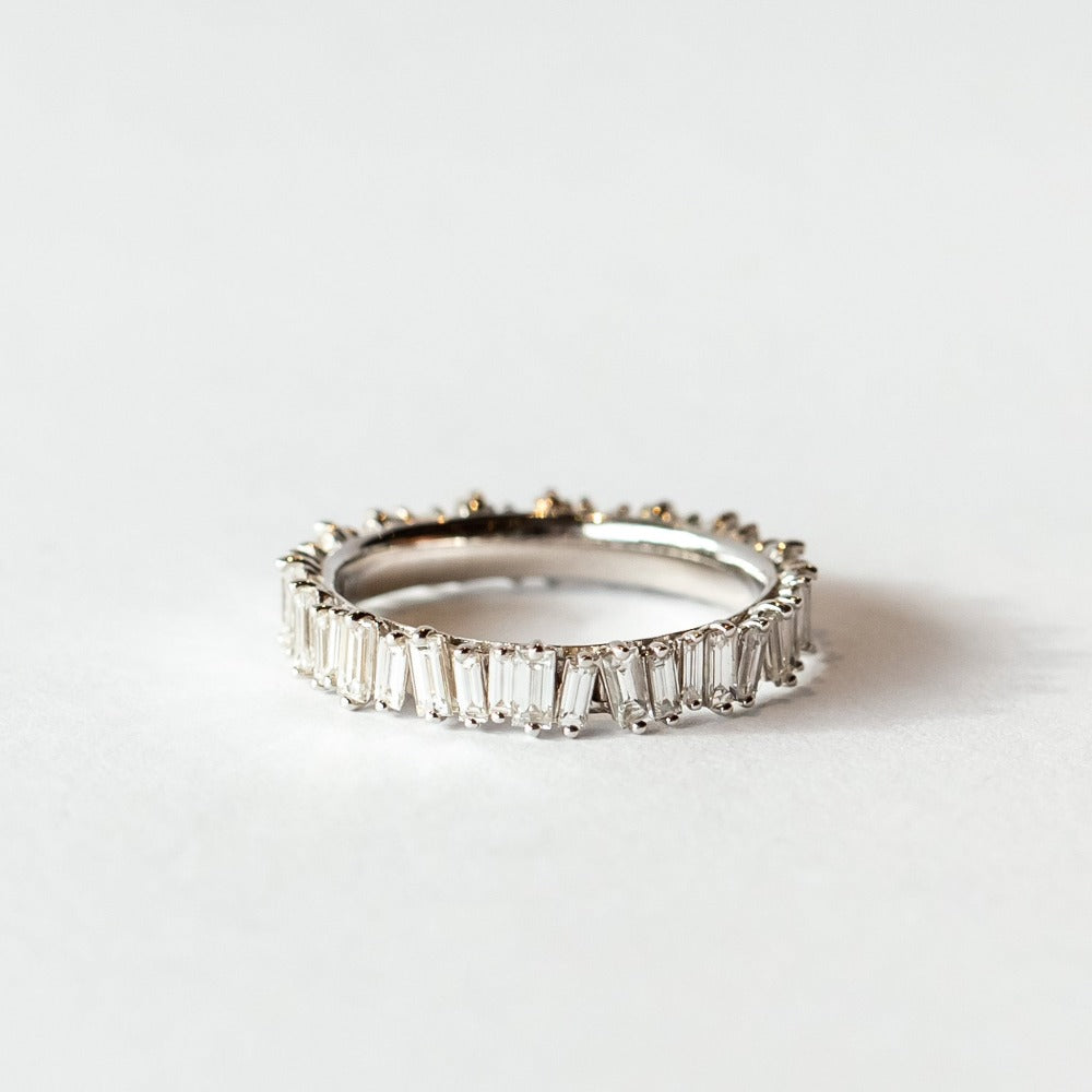Suzanne Kalan | 18k Classic Diamond Fireworks Eternity Band