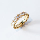 Suzanne Kalan | 18k Classic Diamond Shimmer Eternity Band