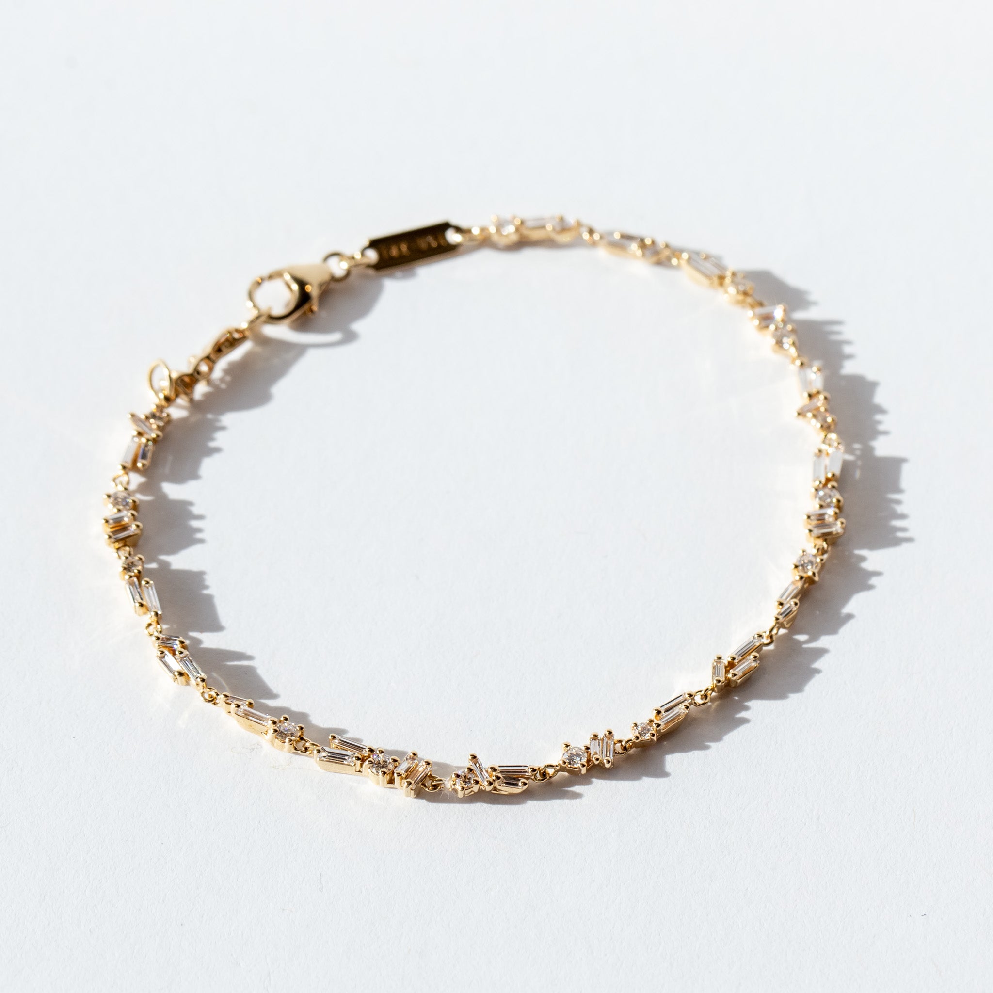 Suzanne Kalan | 18k Classic Diamond Sparkler Tennis Bracelet