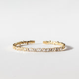Suzanne Kalan | 18k Classic Fireworks Diamond Bangle