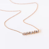 Suzanne Kalan | 18k Classic Fireworks Diamond Bar Necklace
