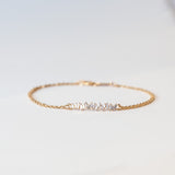Suzanne Kalan | 18k Diamond Bar Chain Bracelet