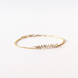 Suzanne Kalan | 18k Diamond Bar Chain Bracelet
