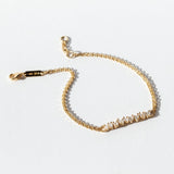 Suzanne Kalan | 18k Diamond Bar Chain Bracelet