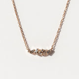 Suzanne Kalan | 18k Mini Frenzy Diamond Bar Necklace