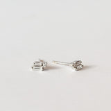 Suzanne Kalan | 18k Layered White Diamond Stud Earrings