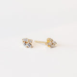 Suzanne Kalan | 18k Mini Cluster Diamond Stud Earrings
