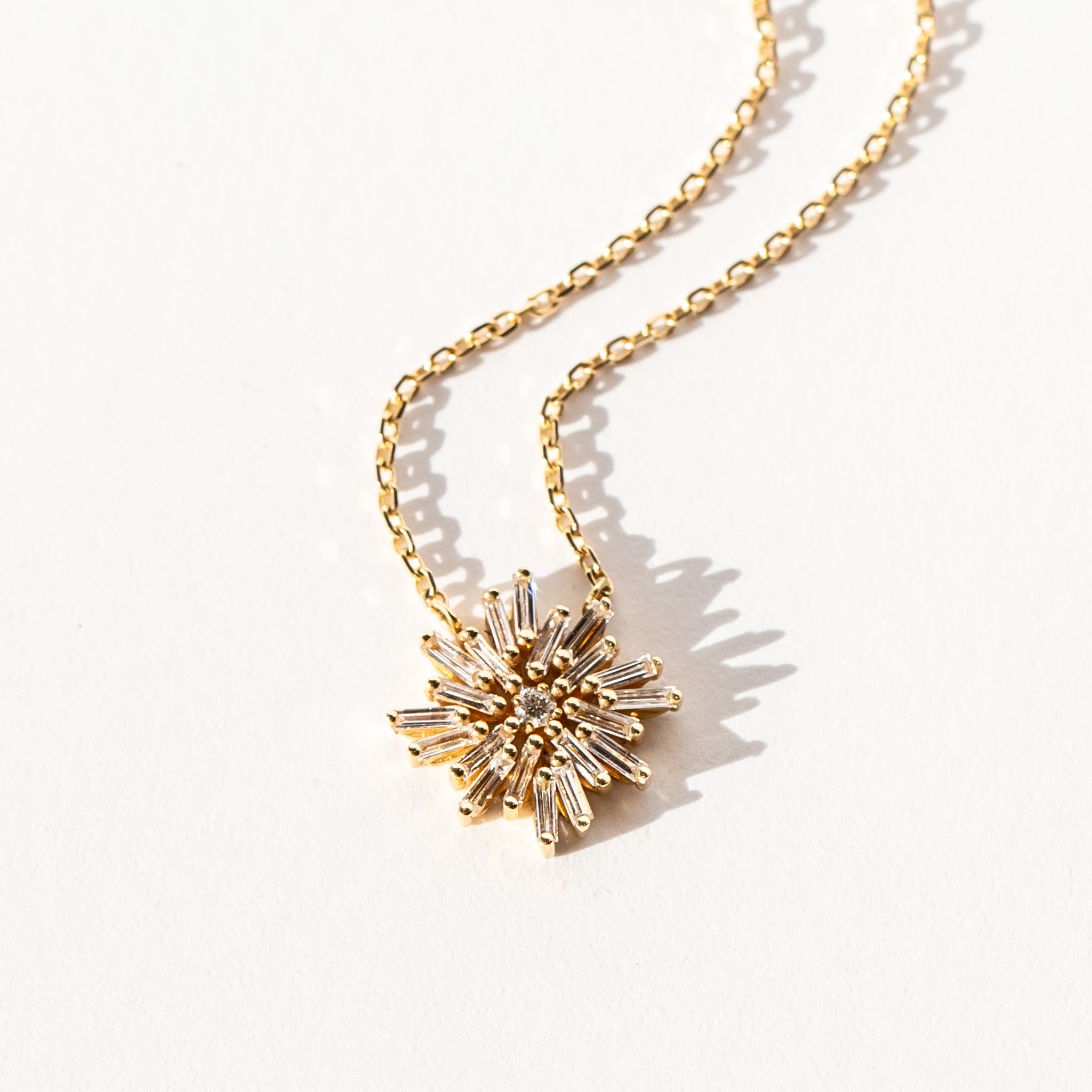 Suzanne Kalan | 18k Mini Diamond Star Necklace