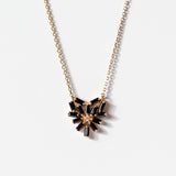 Suzanne Kalan | 18k Small Black Sapphire Heart Necklace