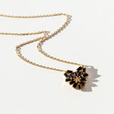 Suzanne Kalan | 18k Small Black Sapphire Heart Necklace