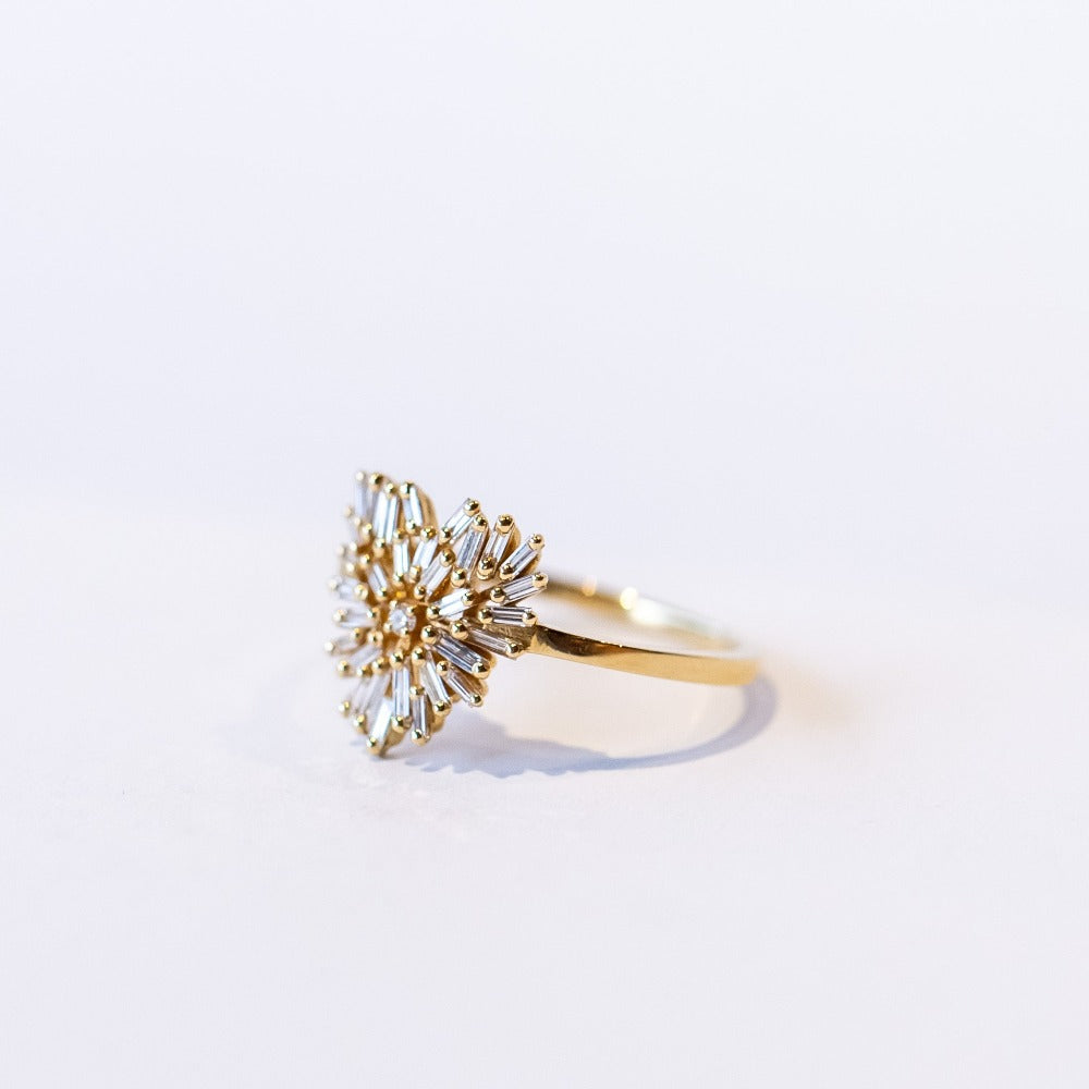 Suzanne Kalan | 18k Small Diamond Heart Ring