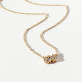 Suzanne Kalan | 18k Shimmer Diamond Bar Necklace