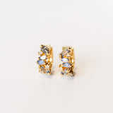Suzanne Kalan | 18k Frenzy Light Blue Sapphire Huggie Earrings