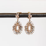 Suzanne Kalan | 18k Mini Pear Baguette Diamond Earrings