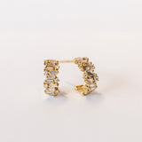 Suzanne Kalan | 18k Shimmer Huggie Earrings