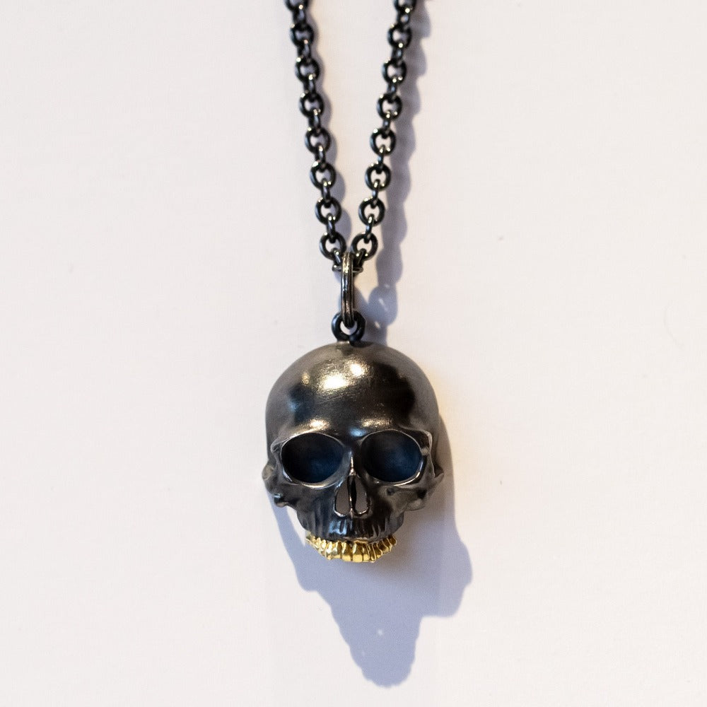 Small Black Skull Pendant – LAPIS