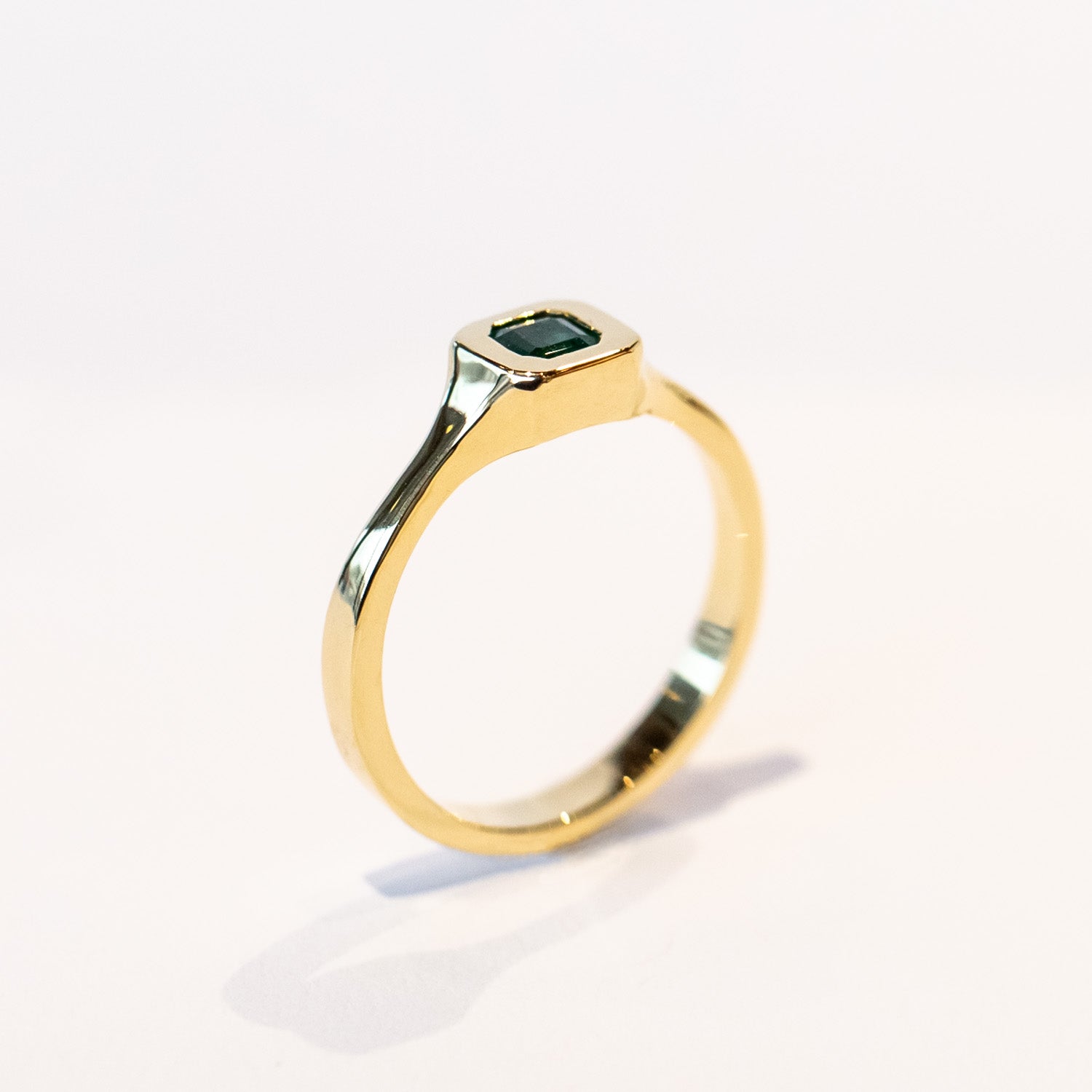 Emerald Solitaire Ring