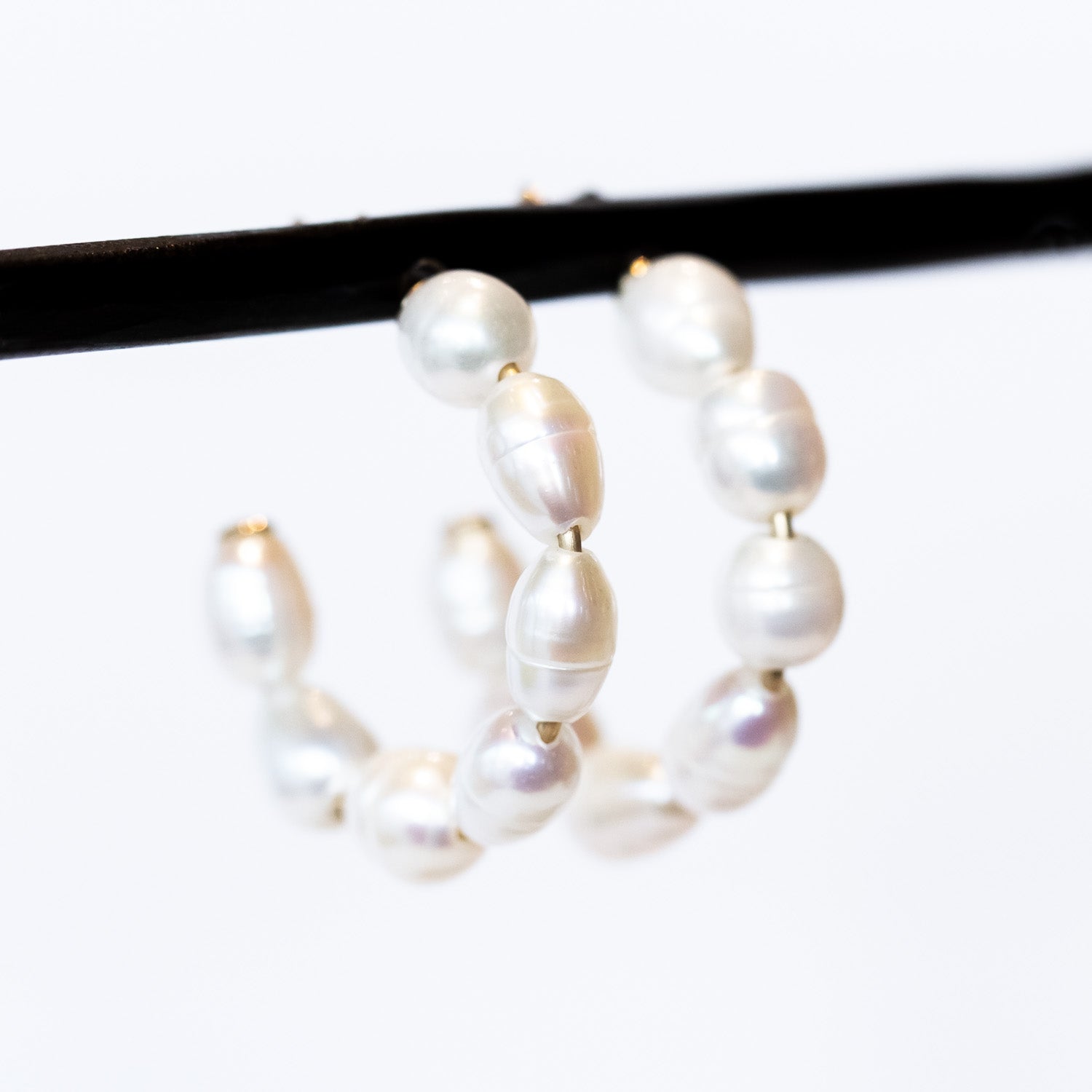 Lido Pearl Hoop Earrings