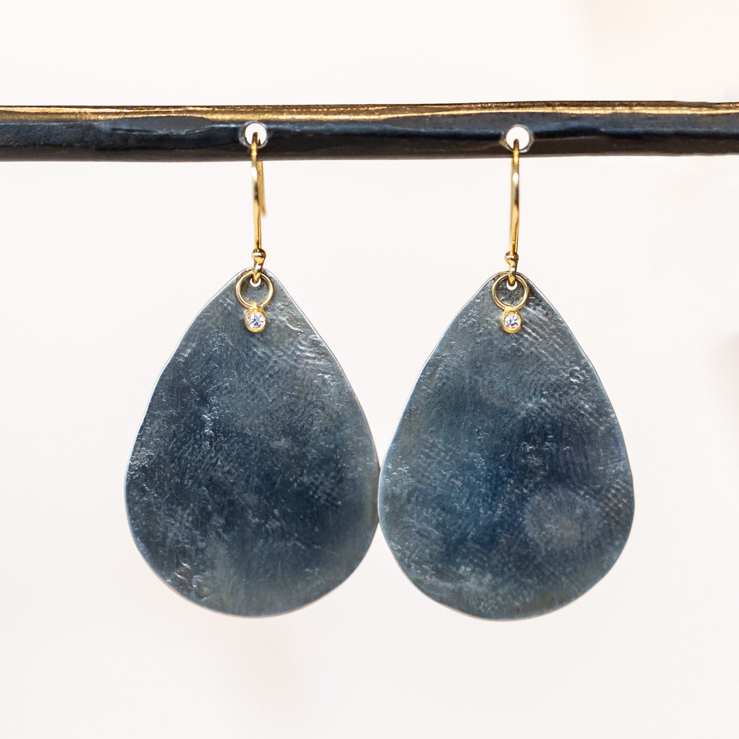 Sarah McGuire | Astrid Large Teardrop Earrings – LAPIS, image size:1500x1500