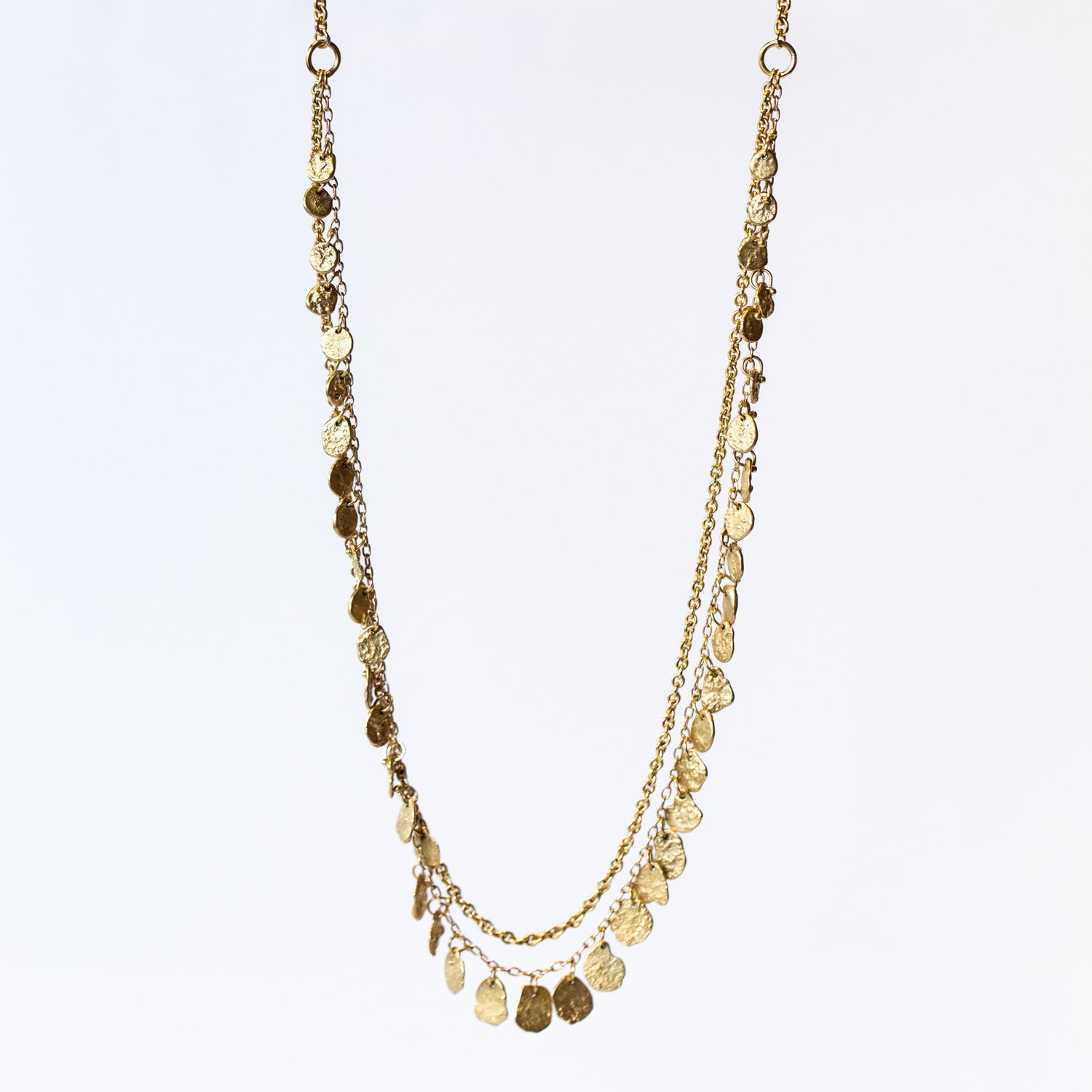 Sarah McGuire | Gold Double Chain Kelp Necklace