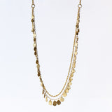 Sarah McGuire | Gold Double Chain Kelp Necklace