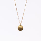 Sarah McGuire | Parchment Gold Disc Necklace