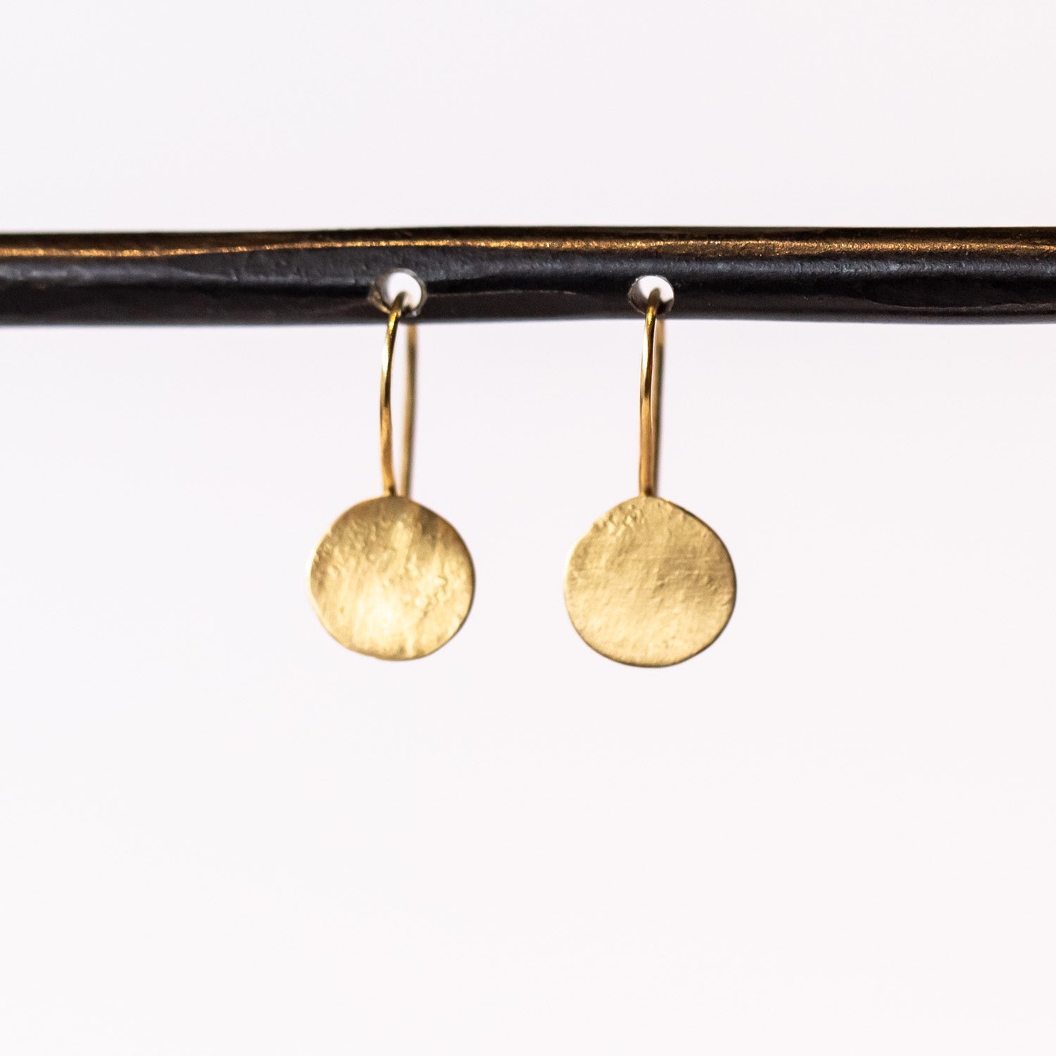 Sarah McGuire | Parchment Disk Fixed Earrings