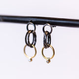 Sarah McGuire | Petite Wrought Link Stud Earrings