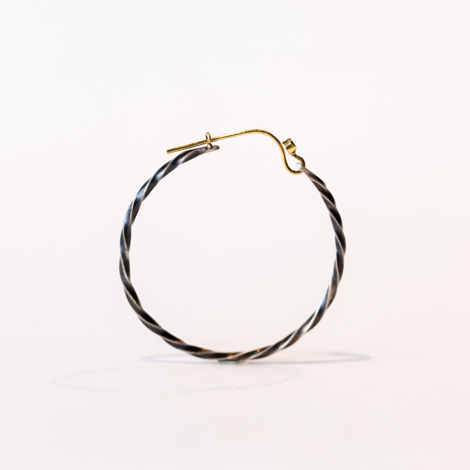 Sarah McGuire | Twisted Bias Hoop Earrings