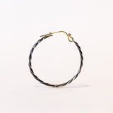 Sarah McGuire | Twisted Bias Hoop Earrings