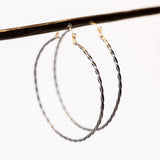 Sarah McGuire | Extra Large Twisted Bias Hoop Earrings