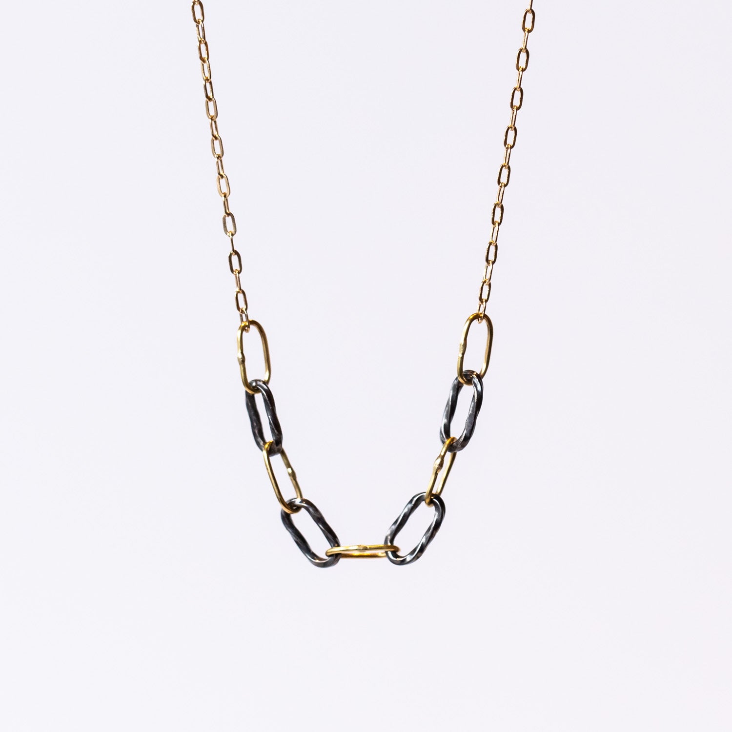 Sarah McGuire | Two-Tone Baby Bowline Segment Necklace