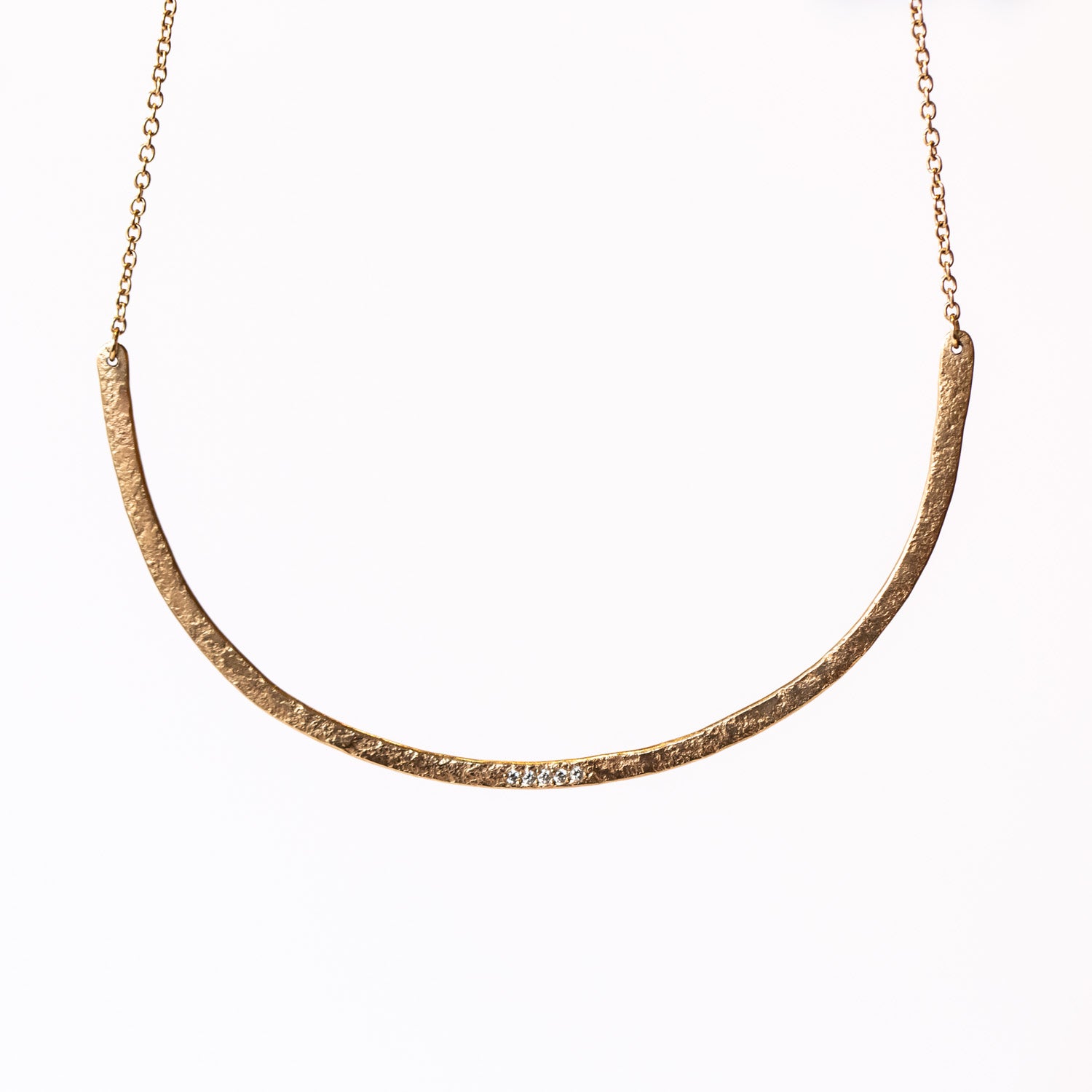 Sarah Swell | Weathered Diamond Collar Necklace
