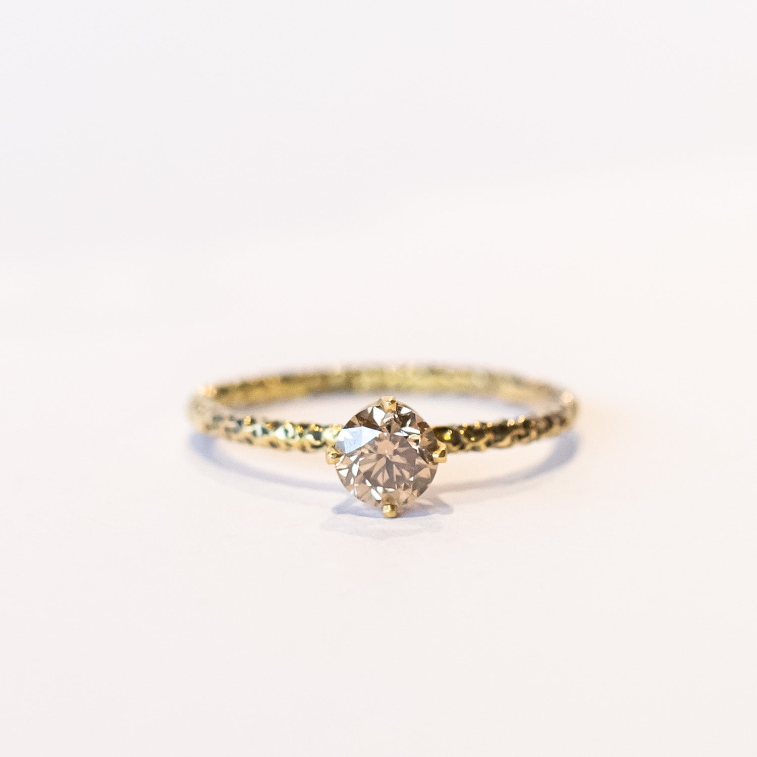 Satomi Kawakita | 5mm Brown Diamond Homespun Ring