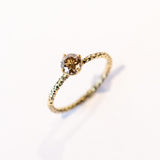 Satomi Kawakita | 5mm Brown Diamond Homespun Ring