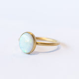 Satomi Kawakita | Australian White Opal Glace Ring