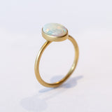 Satomi Kawakita | Australian White Opal Glace Ring