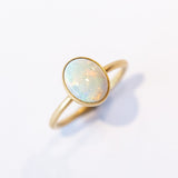 Satomi Kawakita | Australian White Opal Glace Ring