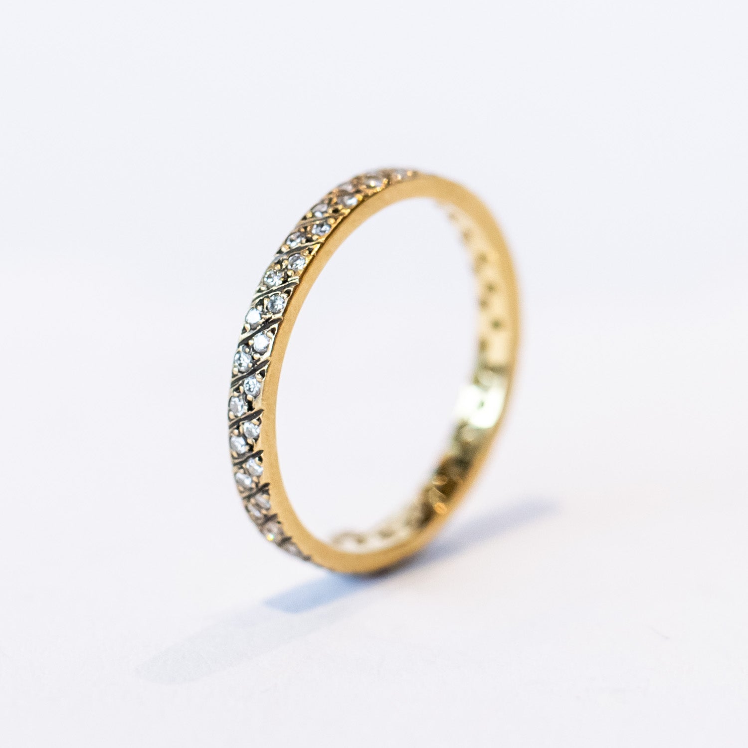 Satomi Kawakita | Diagonal Antiqued Diamond Band