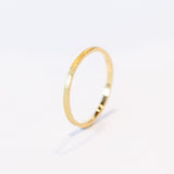 Satomi Kawakita | 1.5mm Rough Textured Square Band
